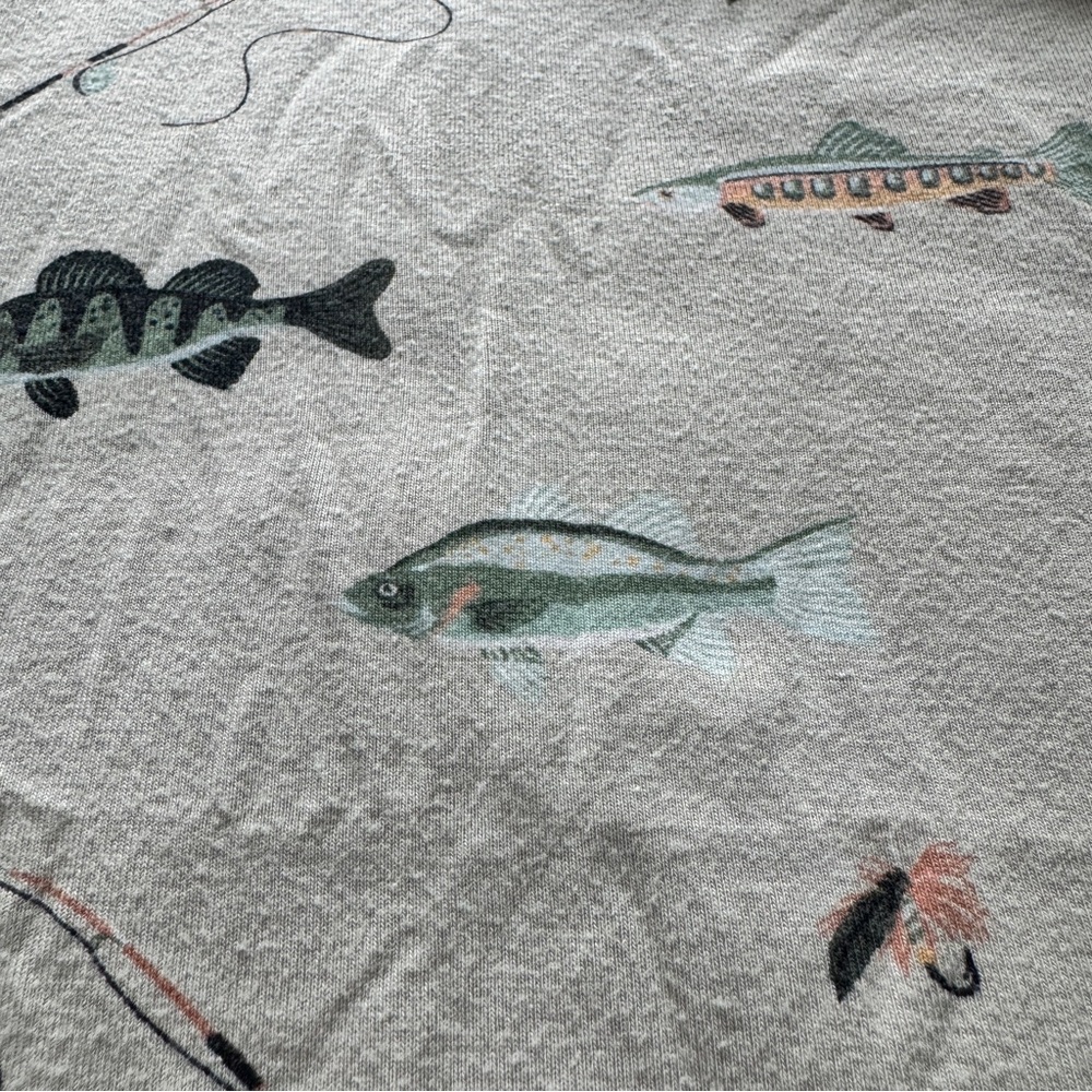 Kyte Baby Set of 3 Bamboo T-Shirts Fish Camping Prints Size 12-18 Months - Picture 4 of 8